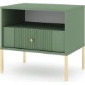 Noční stolek Iseo II 54 cm zelený