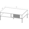 Konferenční stolek Iseo 104 cm kašmírový
