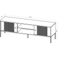 TV stolek Iseo II 154,5 cm zelený