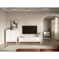 TV stolek Arco 204 cm bílý