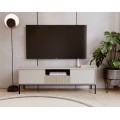 TV stolek Maggiore 154,5 cm kašmírový/černý/zlatý