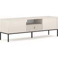 TV stolek Maggiore 154,5 cm kašmírový/černý/zlatý