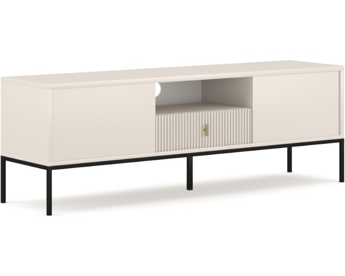 TV stolek Maggiore 154,5 cm kašmírový/černý/zlatý