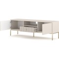 TV stolek Maggiore 154,5 cm kašmírový/zlatý