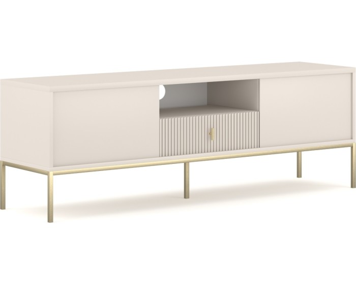 TV stolek Maggiore 154,5 cm kašmírový/zlatý