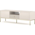 TV stolek Maggiore 154,5 cm kašmírový/zlatý