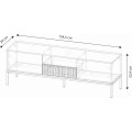 TV stolek Maggiore 154,5 cm zelený/zlatý