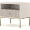 Noční stolek Maggiore 53,9 cm kašmír/zlatý