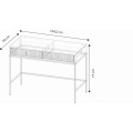 Toaletní stolek Maggiore 104 cm černý/zlatý