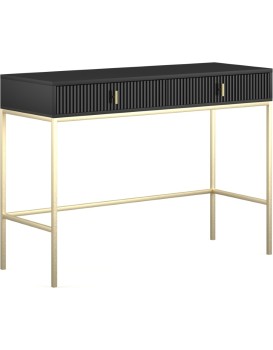 Toaletní stolek Maggiore 104 cm černý/zlatý