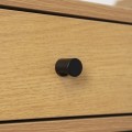 Psací stůl se zásuvami Rex 123 cm dub Craft zlatý/černý