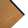 Psací stůl se zásuvami Rex 123 cm dub Craft zlatý/černý