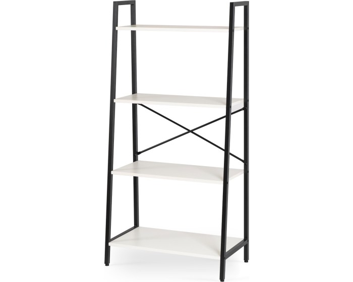 Regál Gia 64 cm bílý/černý