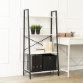 Regál Gia 64 cm bílý/černý