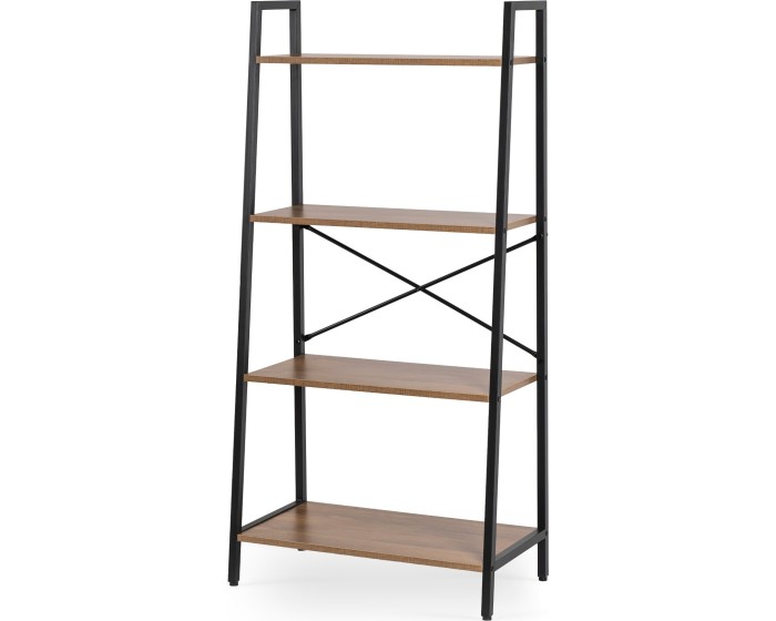Regál Gia 64 cm ořech/černý
