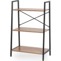 Regál Vior 64 cm ořech/černý