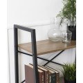 Regál Vior 64 cm ořech/černý