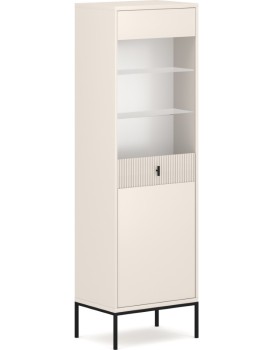 Vitrína Maggiore 53,9 cm kašmírová/černá