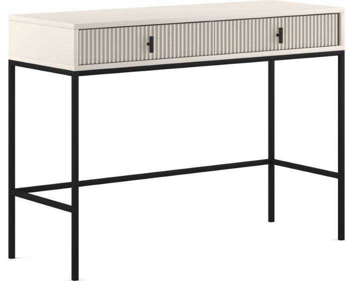 Toaletní stolek Maggiore 104 cm kašmír/černý