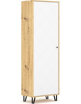 Předsíňová skříň Bilbao 63,4 cm dub artisan/bílá
