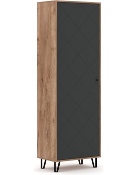 Předsíňová skříň Bilbao 63,4 cm dub Craft Tobacco/grafit