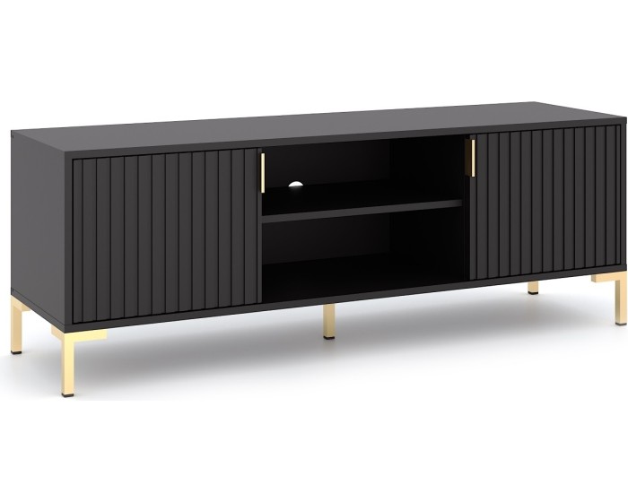 TV stolek Flinn 140 cm černý