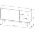 Komoda Viva 154 cm kašmírová