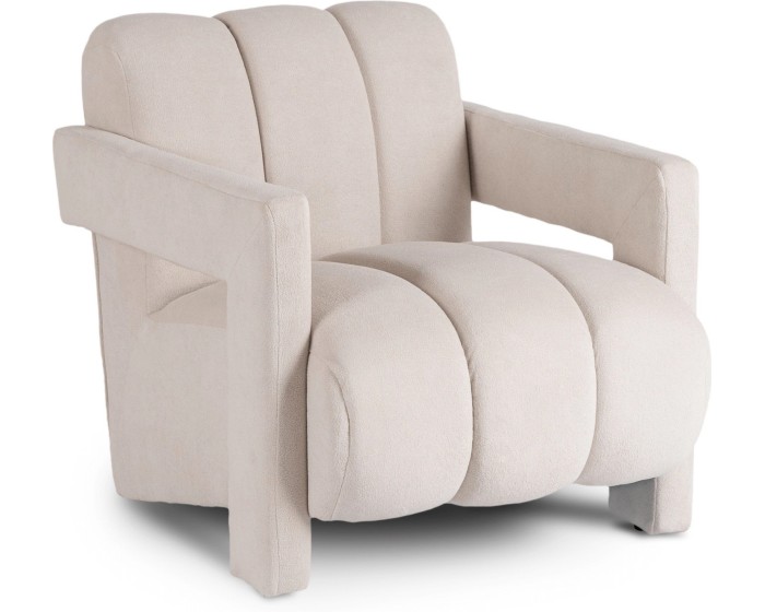 Designové křeslo Bender krémové