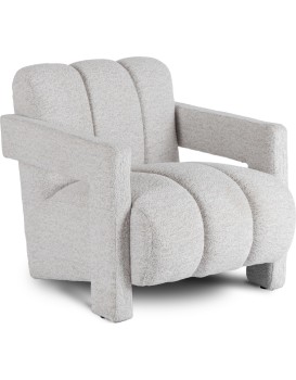 Designové křeslo Bender šedé