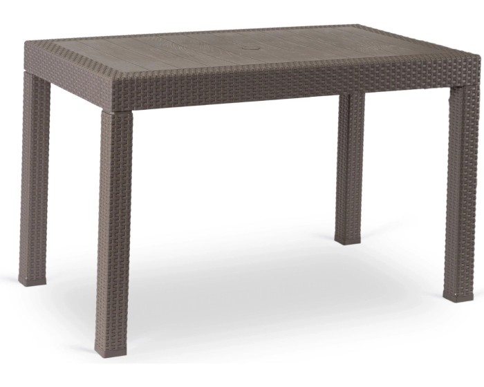 Zahradní stůl Fargo 119,5 cm hnědý