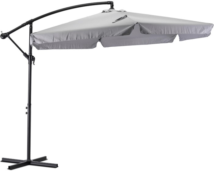 Zahradní slunečník Akron 300 cm šedý