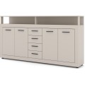 Komoda Luna 190 cm kašmírová