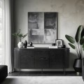 Komoda Beck 160 cm černá