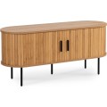 TV stolek Trish 120 cm dub přírodní/černý