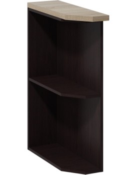 Spodní kuchyňská skříňka Livia 20 cm levá tmavě hnědá/dub sonoma