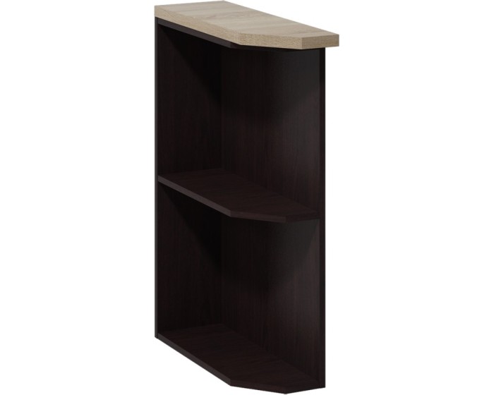 Spodní kuchyňská skříňka Livia 20 cm levá tmavě hnědá/dub sonoma