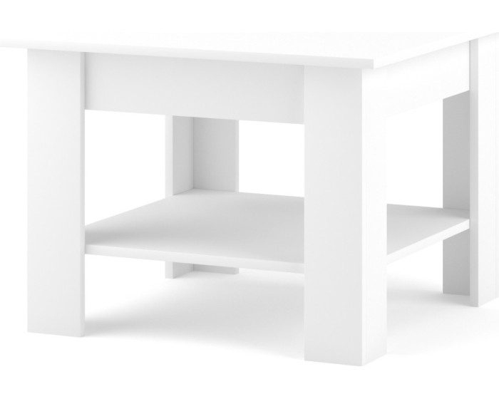 Konferenční stolek Minivas 67 cm bílý