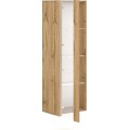 Závěsná vitrína Vivien 40 cm s LED osvětlením dub Wotan