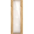 Závěsná vitrína Vivien 40 cm s LED osvětlením dub Wotan