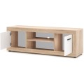 TV stolek Luna 140 cm dub sonoma/bílý