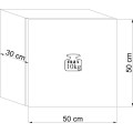 Nástěnná skříňka Vivien 50 cm dub Wotan