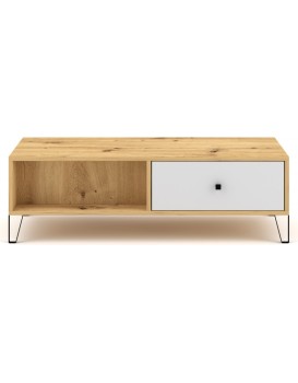 Konferenční stolek BILBAO BO11 dub artisan/bílý