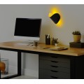 Nástěnná LED lampa Heybe černá