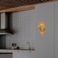 Nástěnná LED lampa Heybe zlatá