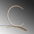 Stolní lampa Moon s LED osvětlením zlatá