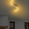 Stropní LED svítidlo Yilan zlaté