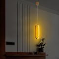 Závěsný LED lustr Can zlatý