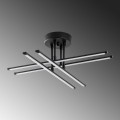 Stropní LED svítidlo EXHAUST černé