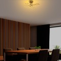 Stropní LED svítidlo EXHAUST zlaté