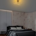 Stropní LED svítidlo EXHAUST zlaté
